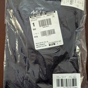 J.Crew Navy Blue Solid Artist Tee